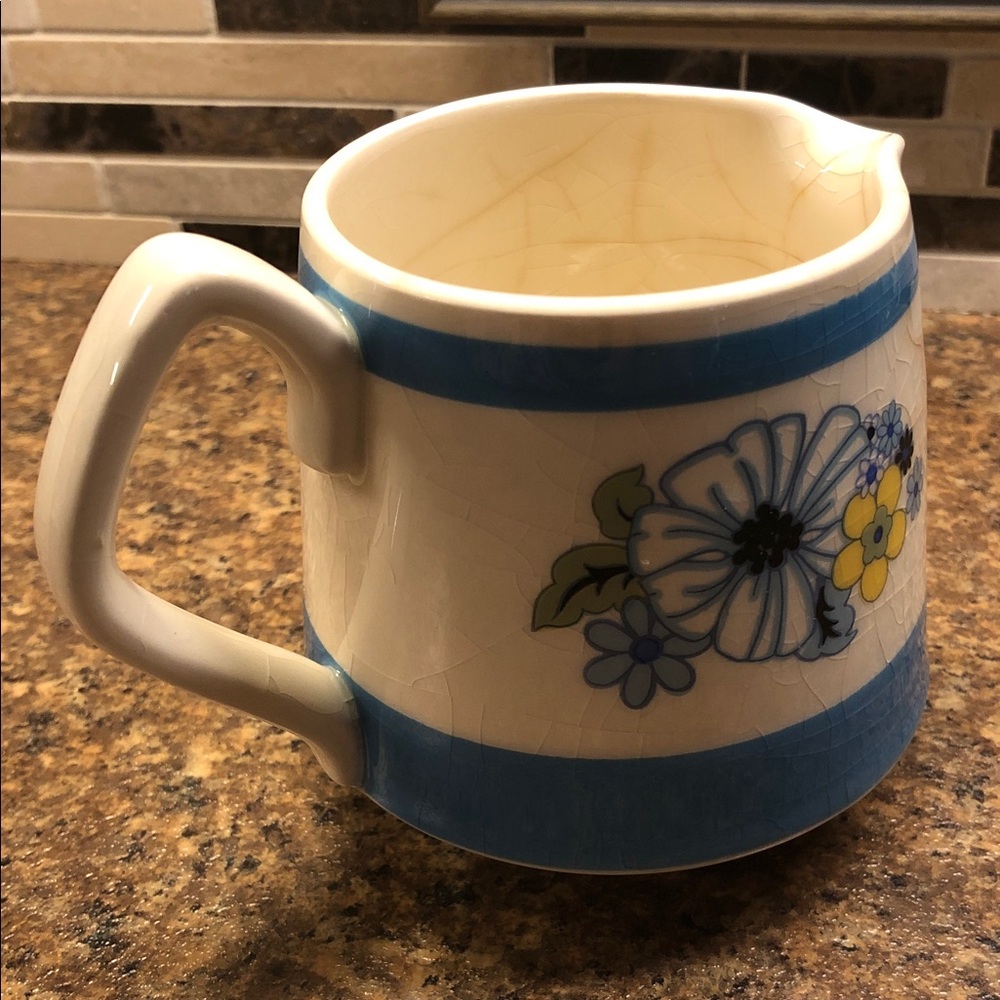 Sadler Floral Ceramic Sugar Bowl 1930 Blue Band - Picture 4 of 5